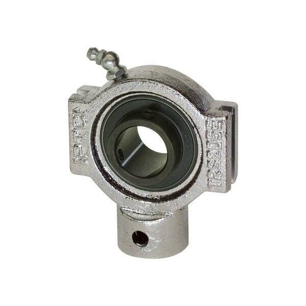 Iptci Take Up Ball Bearing Unit, 20 mm Bore, Nickel Plated Hsg, Black Oxide Insert, Set Screw Locking BUCNPTRS204-20MM